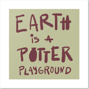 Pottery teacher playground Posters and Art